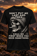 Call Me First Skull Tee