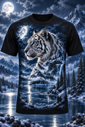 Moonlit Tiger Tee mockup